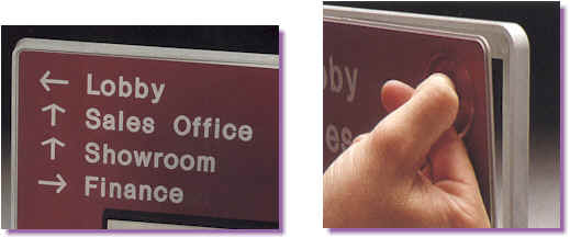 ADA Sign Installation View